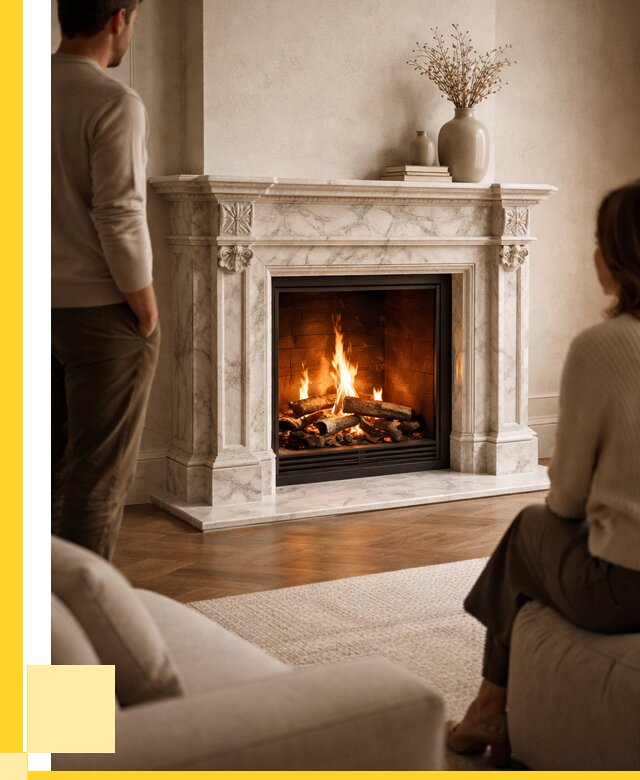 Мраморные камины под ключ в Удомле от 259725 р. | ЭриданДмл