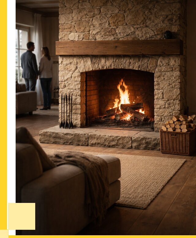 Открытые камины под ключ в Удомле от 155835 р. ЭриданДмл