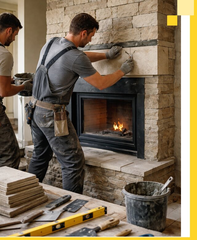 Проектирование и установка открытых каминов в Удомле