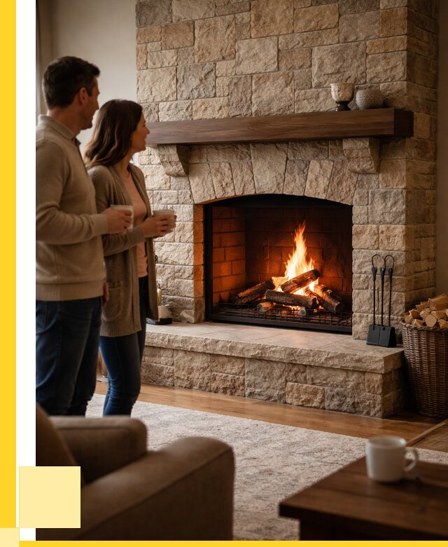 Каменные камины на заказ в Удомле от 187002 р. | ЭриданДмл