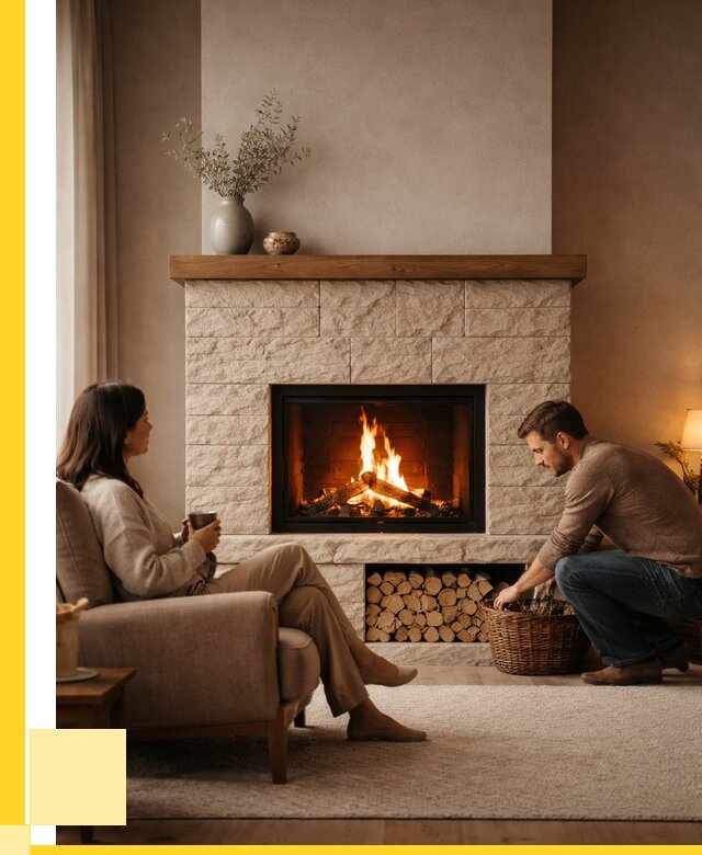 Камины для дома в Удомле под ключ от 155835 р. | ЭриданДмл