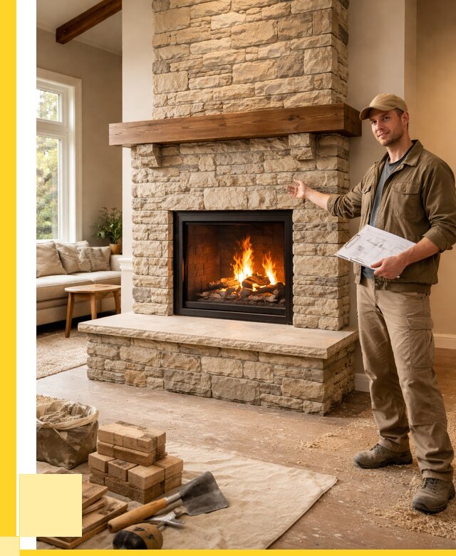 Камины под ключ в Удомле от 187002 р. | ЭриданДмл — установка