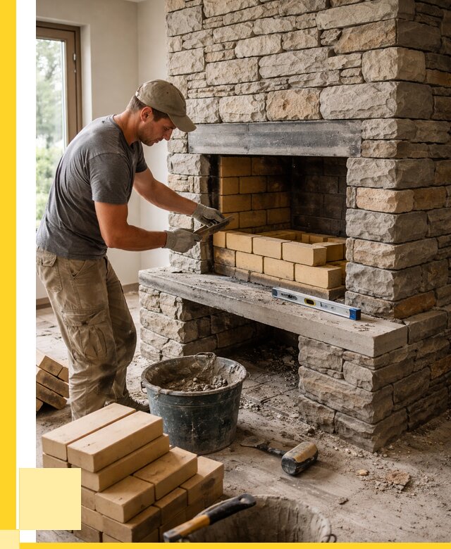 Кладка каминов и камина в Удомле от 25973 р. ЭриданДмл