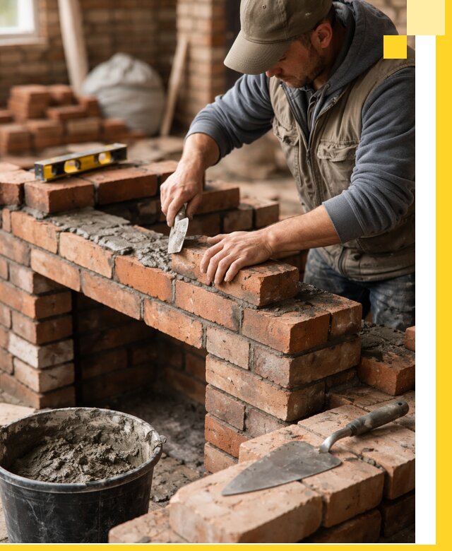 Кладка каминов под ключ в Удомле профессиональная отделка и монтаж