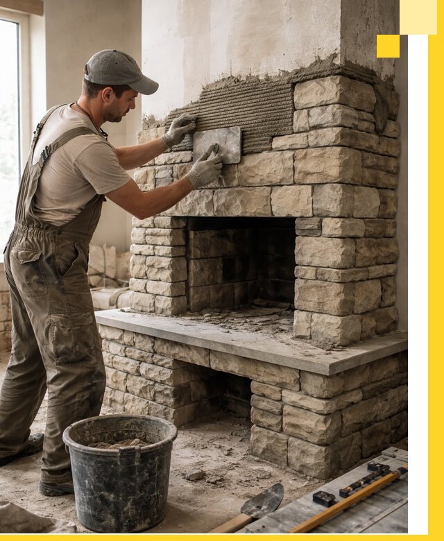 Строительство каминов под ключ в Удомле от проектирования до монтажа