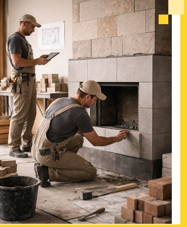 Индивидуальные проекты каминов и каминных систем в Удомле