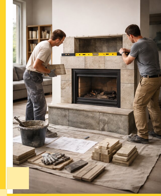 Монтаж каминов и установка в Удомле от 46751 р. | ЭриданДмл