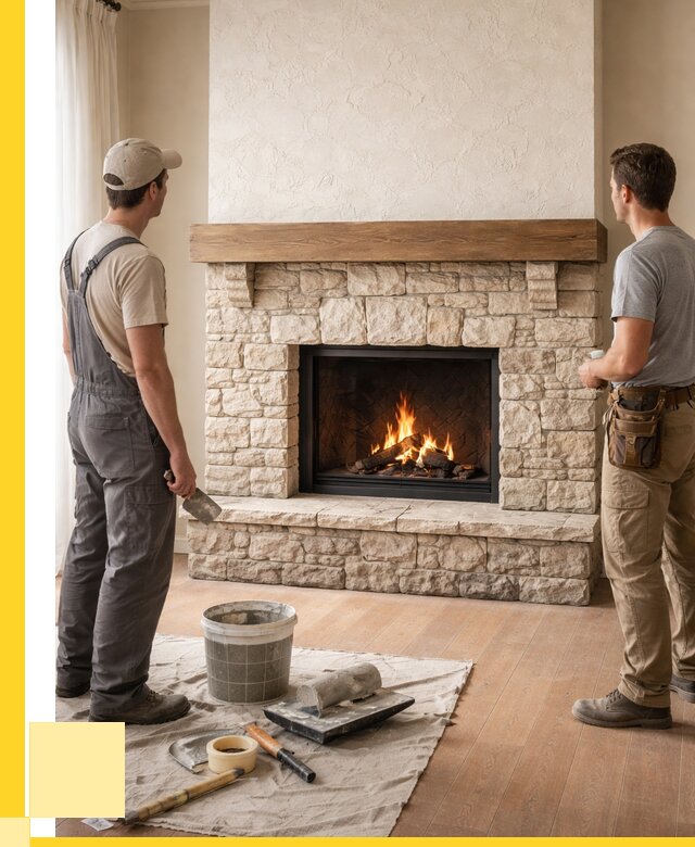 Отделка каминов в Удомле от 6753 р. под ключ | ЭриданДмл