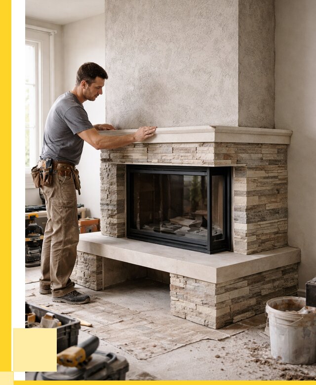 Изготовление каминов под ключ в Удомле от 155835 р. | ЭриданДмл