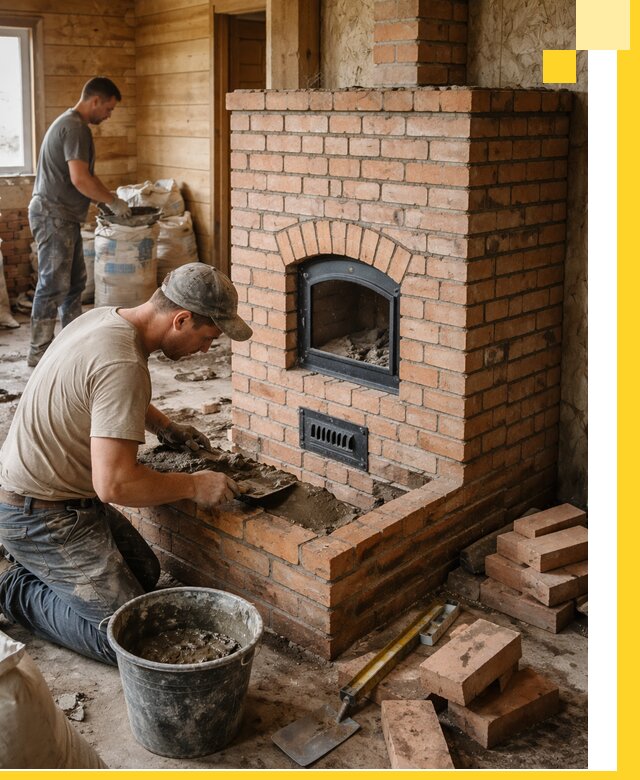 Профессиональное строительство печей в Удомле под ключ