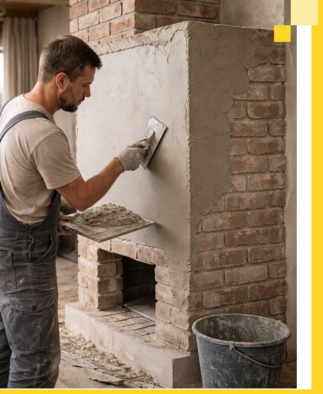 Отделка печей и облицовка каминов в Удомле под ключ