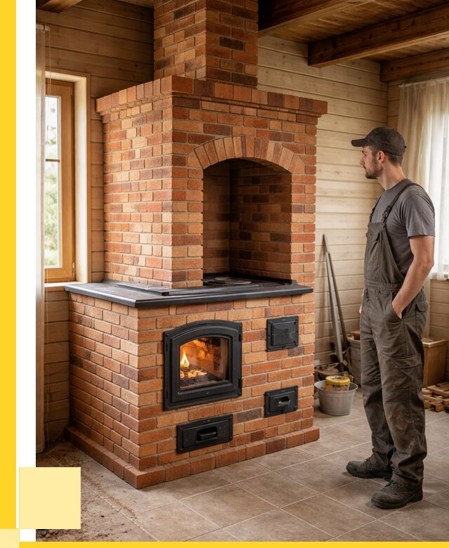 Кирпичные печи в Удомле: купить от 155835 р. | ЭриданДмл