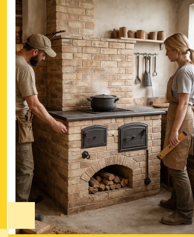 Варочно отопительные печи в Удомле от 93501 р. | ЭриданДмл