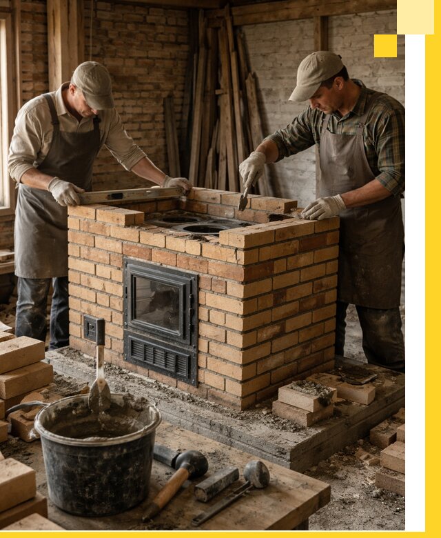 Изготовление и установка варочных печей под ключ в Удомле