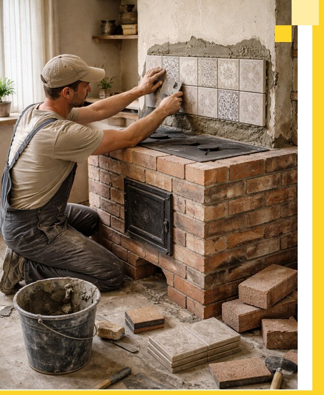 Печи с плитой на заказ монтаж гарантия и сервис в Удомле