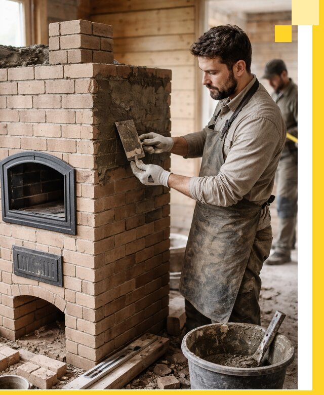 Изготовление и установка печей-шведок под ключ в Удомле