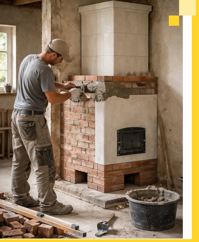 Изготовление и установка печей-голландок под ключ в Удомле