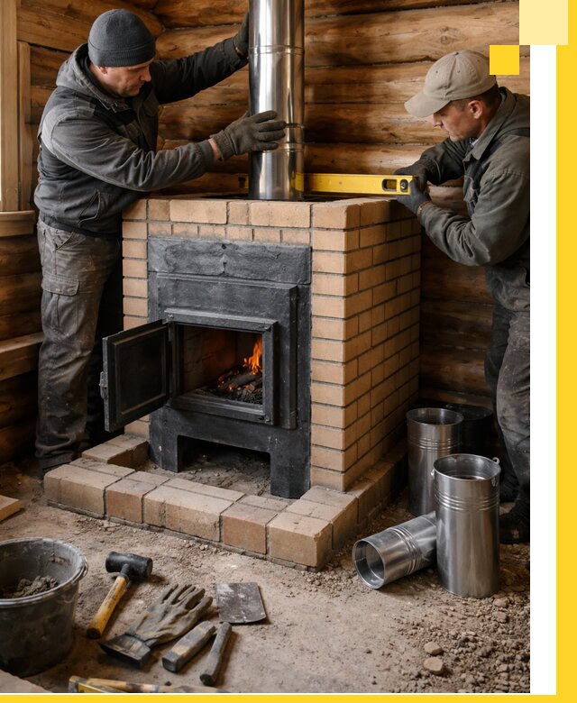 Проектирование, изготовление и установка банных печей в Удомле