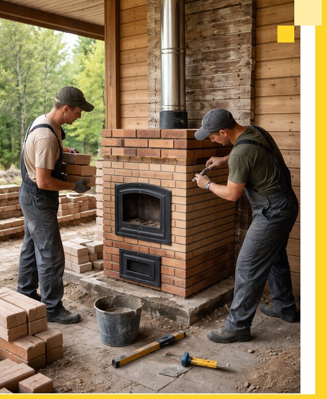 Производство и установка дачных печей под ключ в Удомле