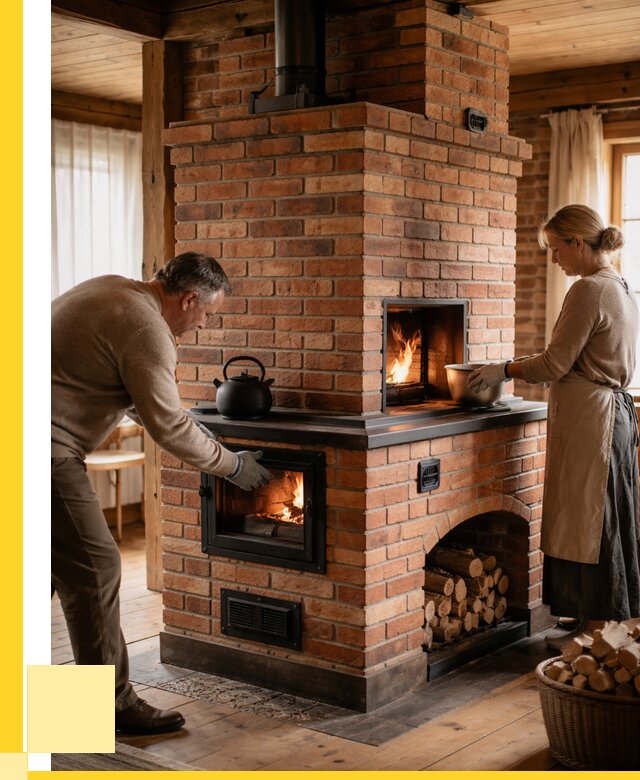 Печи для загородного дома под ключ в Удомле от 83112 р. | ЭриданДмл