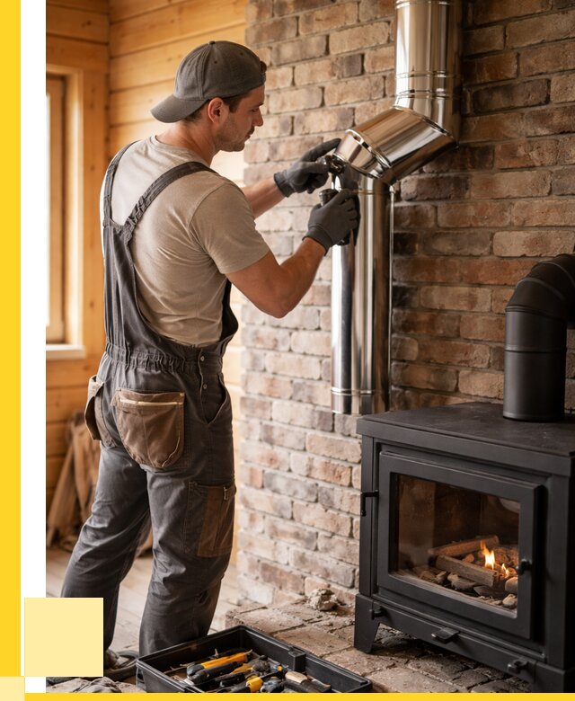 Монтаж дымоходов для печей в Удомле от 7792 р. | ЭриданДмл