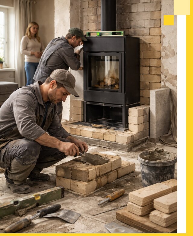 Печи и камины под ключ: проект, установка в Удомле