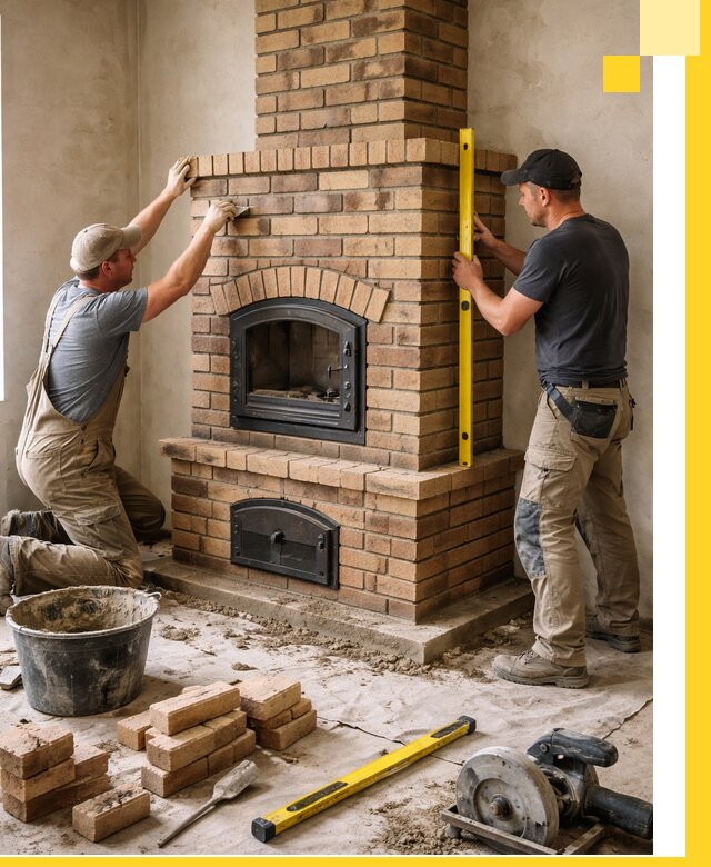 Продажа и установка печей и каминов для дома под ключ в Удомле