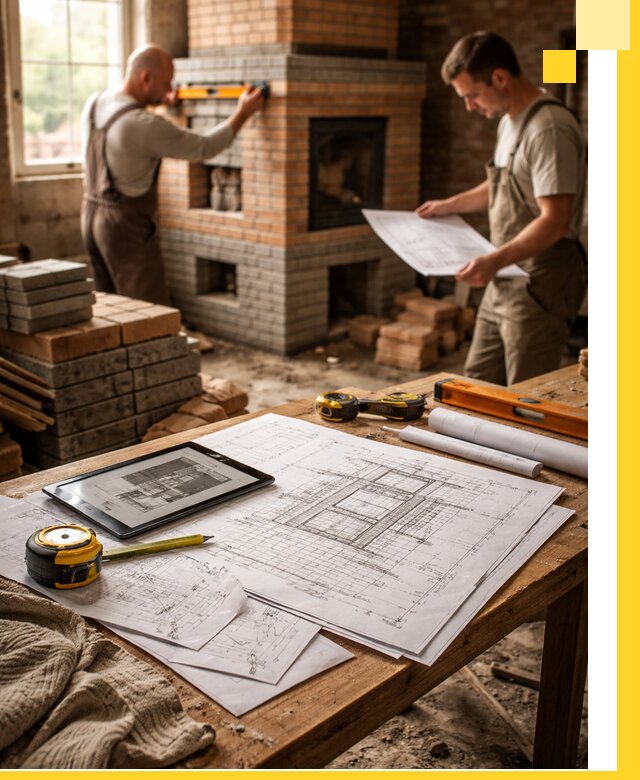 Проекты печей и каминов с индивидуальным дизайном в Удомле