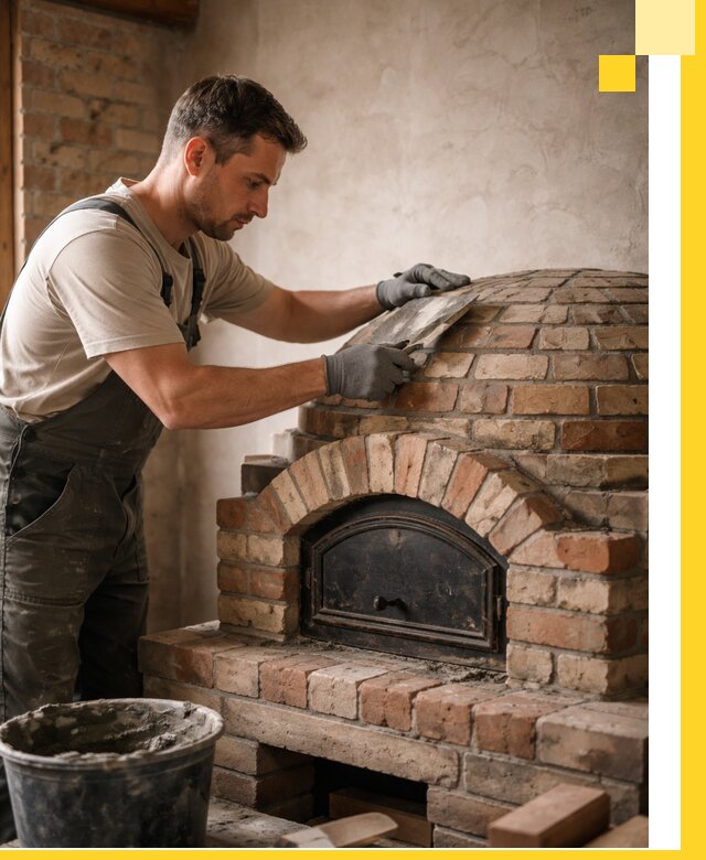 Изготовление и монтаж помпейских печей на заказ в Удомле