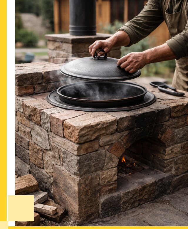 Печи для казана в Удомле по цене от 18700 р. | ЭриданДмл