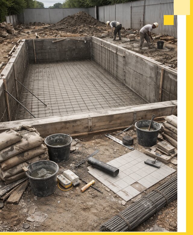 Строительство бассейнов под ключ в Удомле, дизайн и монтаж