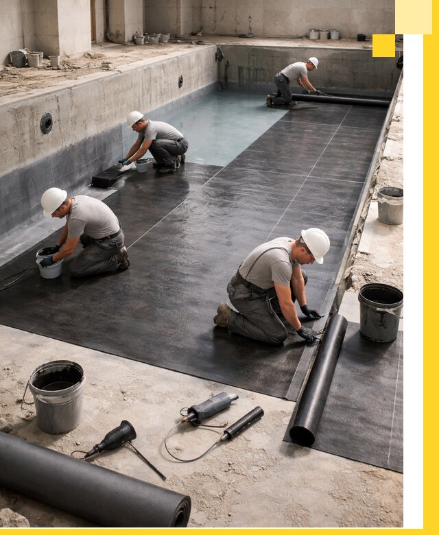 Профессиональная гидроизоляция бассейнов и чаш в Удомле под ключ