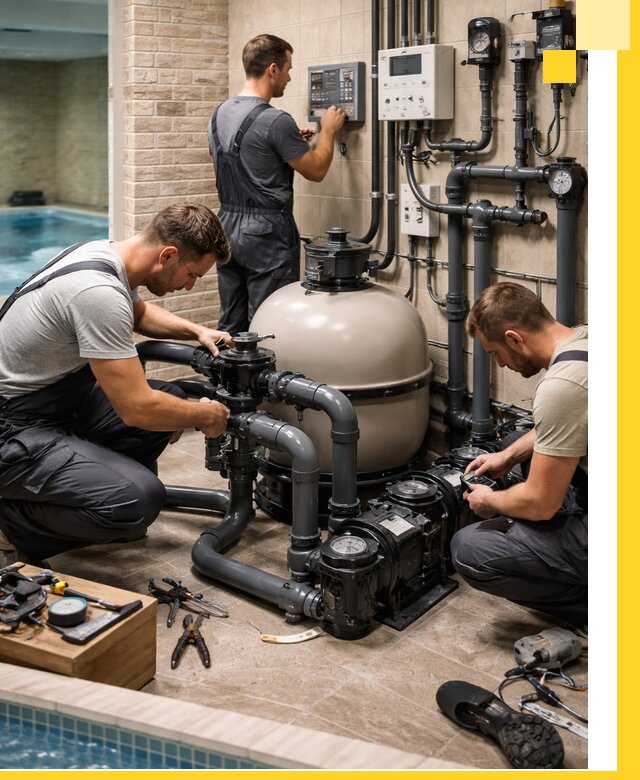 Комплексное оборудование для бассейнов под ключ в Удомле