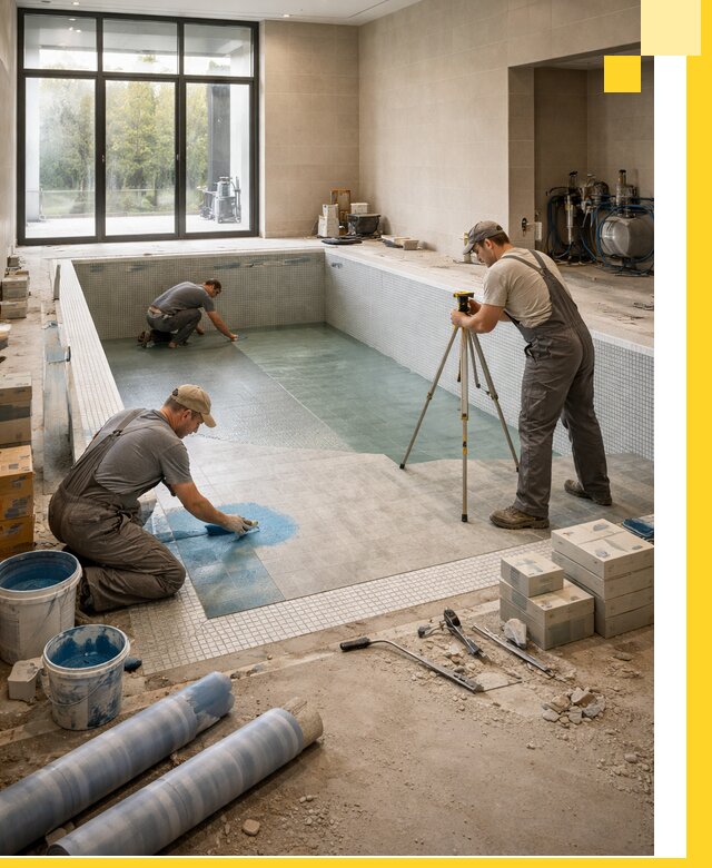 Проект и строительство закрытых бассейнов в Удомле под ключ