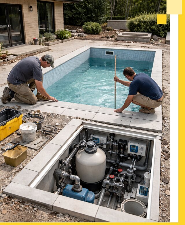 Строительство качественных домашних бассейнов под ключ в Удомле