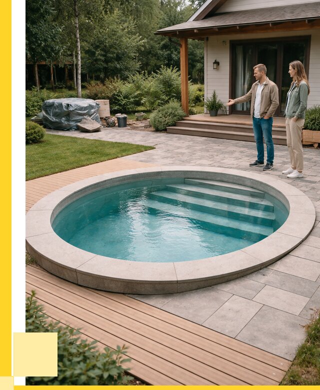 Бассейн на даче под ключ в Удомле от 207780 р., ЭриданДмл