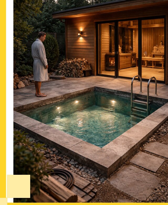 Бани с бассейном под ключ в Удомле от 98696 р. | ЭриданДмл