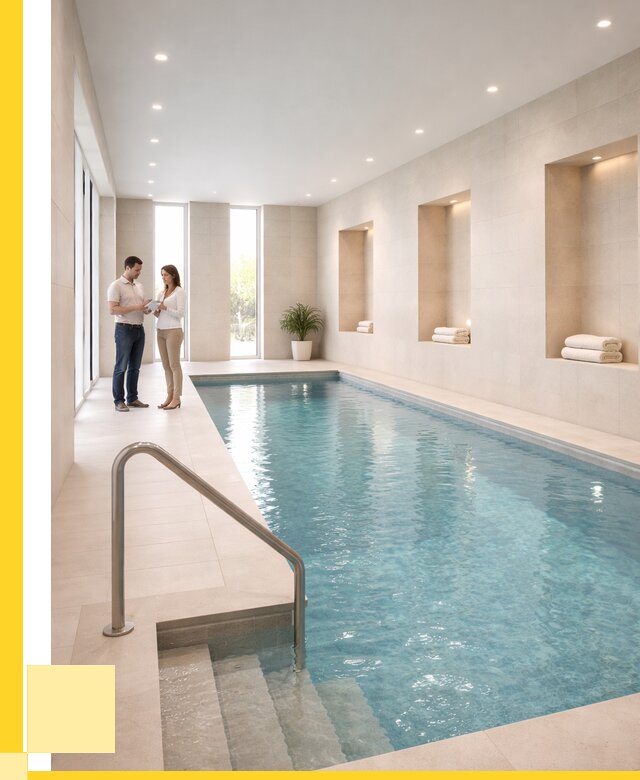 Бассейны в помещении под ключ в Удомле от 1558350 р. | ЭриданДмл