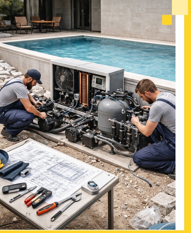 Проектирование и монтаж бассейнов с подогревом в Удомле