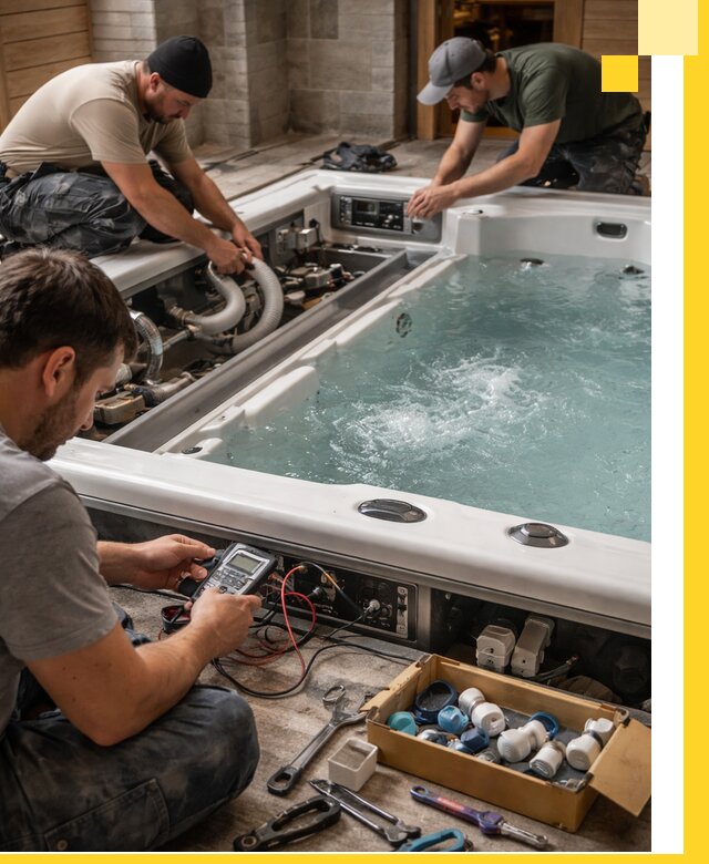 Гидромассажные бассейны под ключ в Удомле, дизайн и монтаж