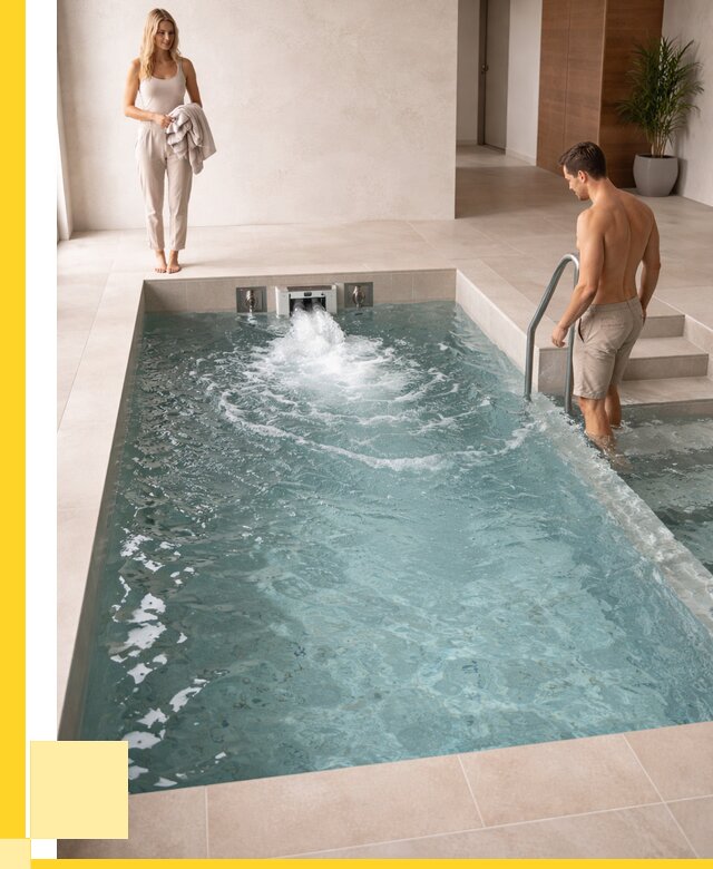 Бассейн с противотоком в Удомле от 259725 р. | ЭриданДмл