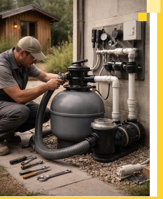 Продажа и монтаж фильтров и насосов для бассейнов в Удомле