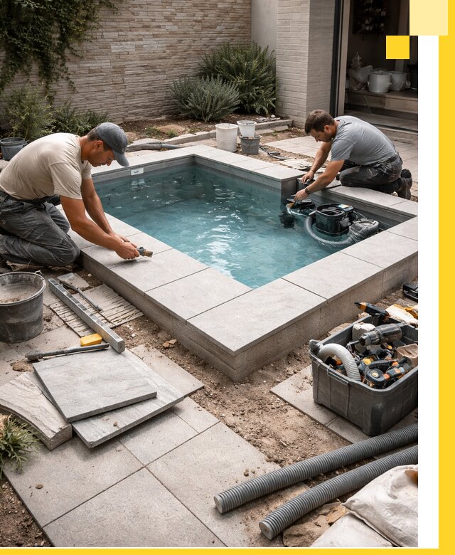 Мини бассейны под ключ в Удомле, дизайн и установка