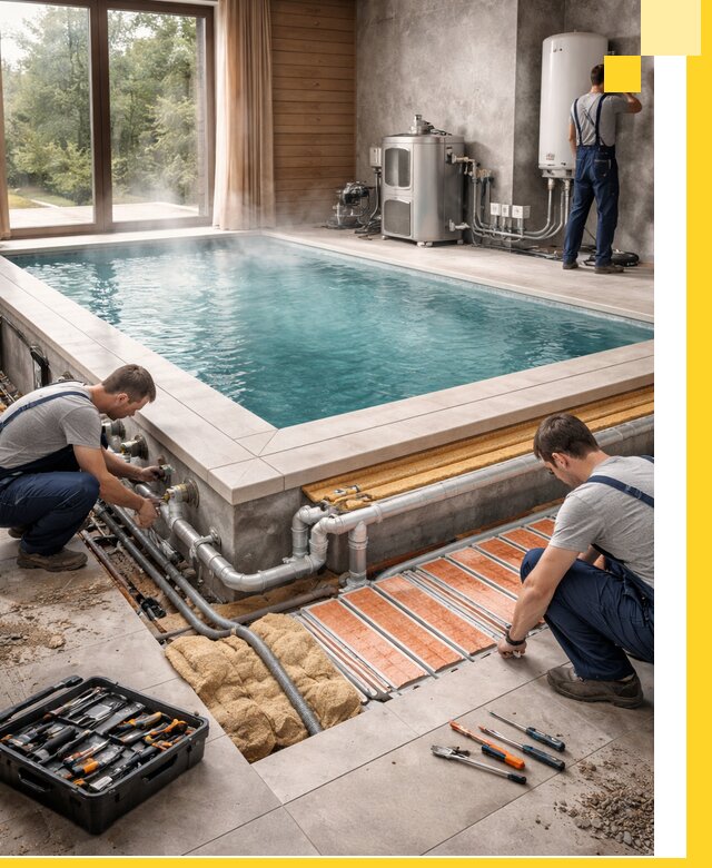 Проектирование и строительство тёплых бассейнов в Удомле