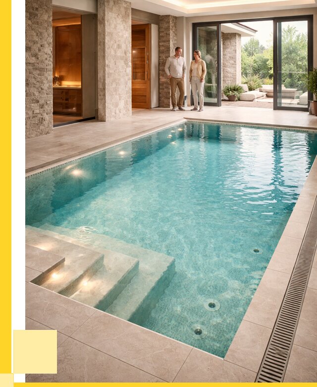 Бассейн во дворе в Удомле: проект, отделка от 1246680 р. | ЭриданДмл