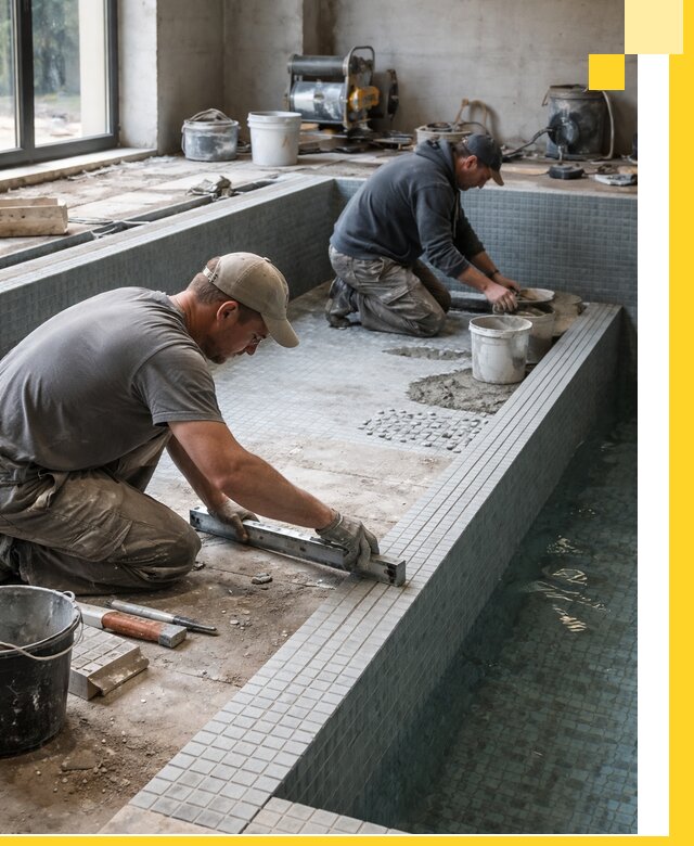 Строительство бассейна в частном доме в Удомле под ключ