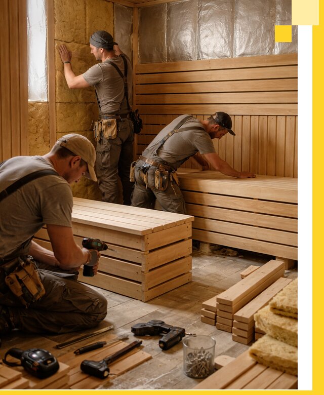 Профессиональное строительство саун под ключ в Удомле