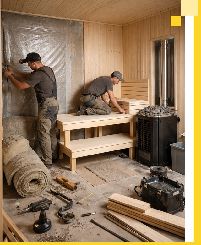 Проекты саун под ключ в Удомле дизайн и строительство