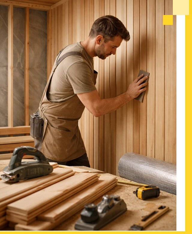 Профессиональная отделка саун и парных под ключ в Удомле