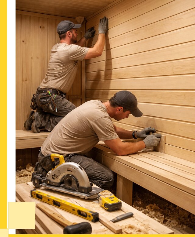 Обшивка саун вагонкой в Удомле от 2597 р. | ЭриданДмл